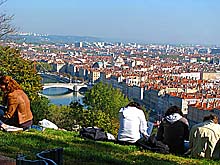 Blick auf Lyon